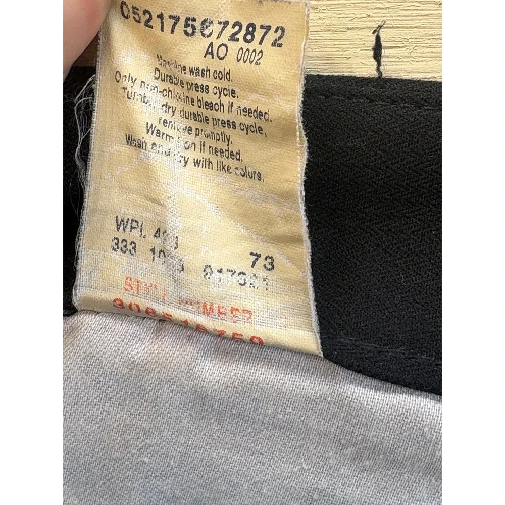 VTG 90s Dockers Golf Shorts Mens 33 Cadet Black Twill Pleated Quiet Money Dad
